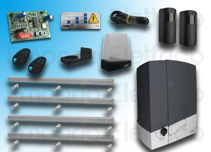 came kit automazione bxv plus 801ms-0570+ 4 mt cremagliera zinc emp8k01ms-056cremz