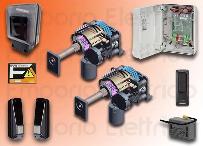 faac kit automazione s2500i 24v high kit perfect 60 120020 (ex code 104250445)