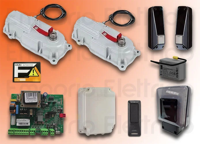 faac kit automazione 230v power kit perfect 60 120017