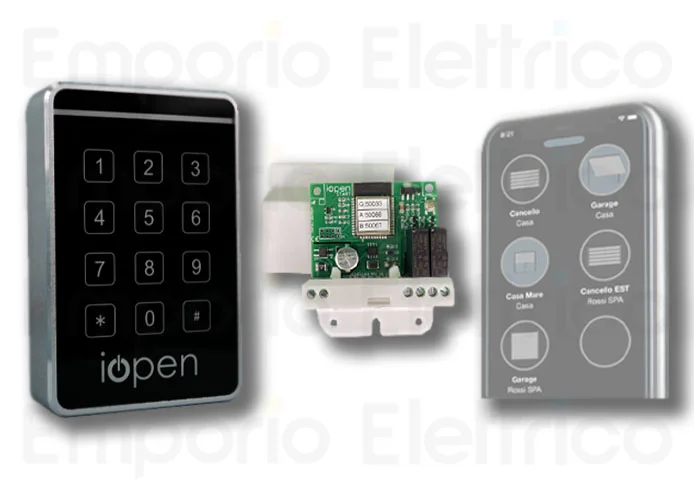iopen kit controllo remoto e locale mifare 125 khz o pin numerico iopen start wg