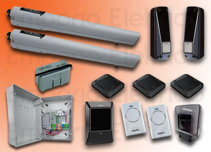 faac kit automazione 24v dc handy kit perfect 105915