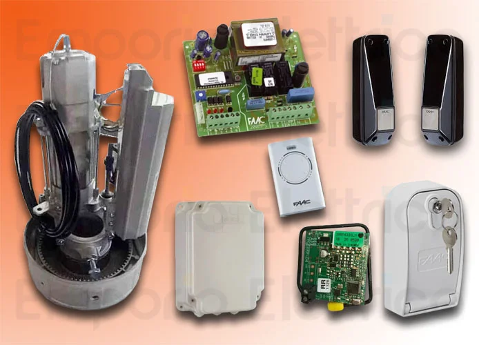 faac kit automazione per serrande avvolgibili rotor kit perfect 109940