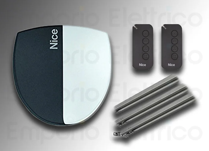 nice kit automazione porte sezionali e basculanti 24v spinbus spin20bdkce