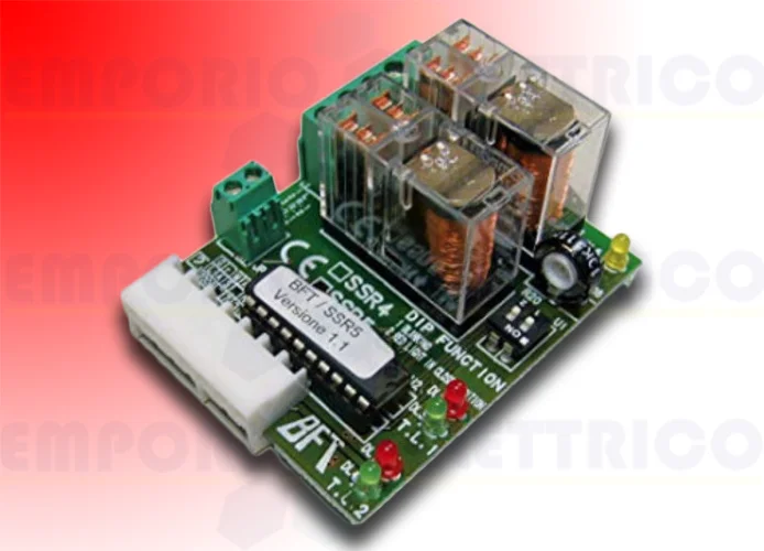 bft scheda gestione semaforo/pre-riscaldo motori idraulici ssr5 d111704 2607294