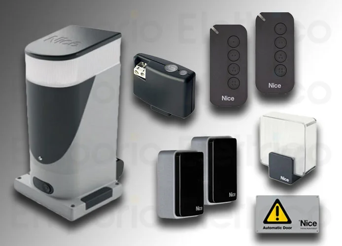 nice kit automazione cancelli scorrevoli slight kit bd slh400bdkce