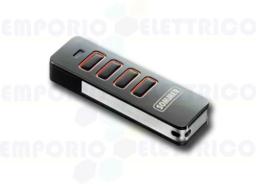 sommer telecomando pearl nero 4 canali 4018v000