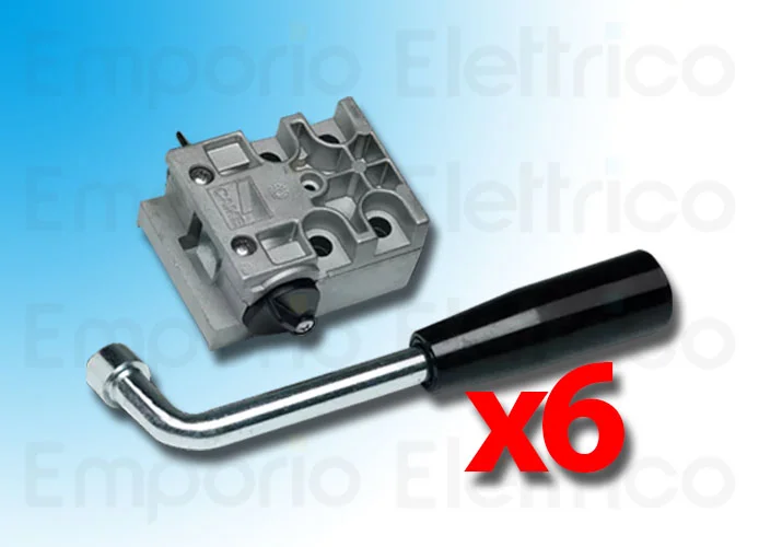 came 6 x sblocco con chiave a leva 001a4364 a4364 6