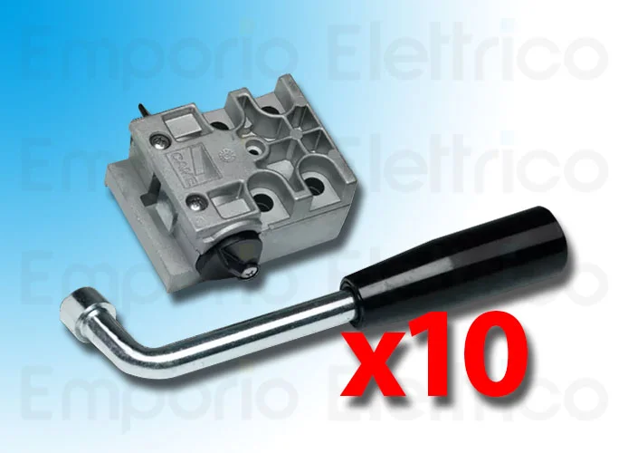 came 10 x sblocco con chiave a leva 001a4364 a4364 10