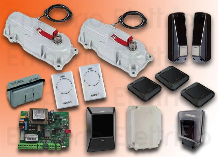 faac kit automazione 230v ac power kit perfect 105913fr