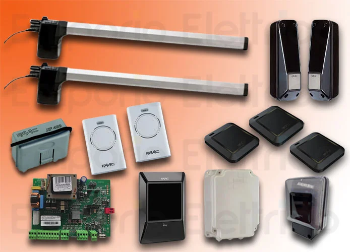 faac kit automazione 230v ac eco kit perfect 105917fr