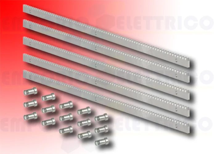 bft cremagliera acciaio modulo 4 zincata 30x12 - 5 metri - cvz d571053 5 9011069