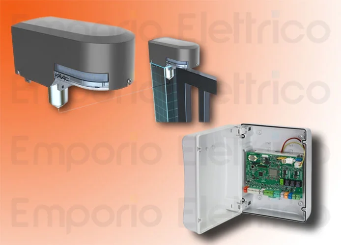 faac kit attuatore elettromeccanico 24v 104250 per cancelli a battente s2500ik