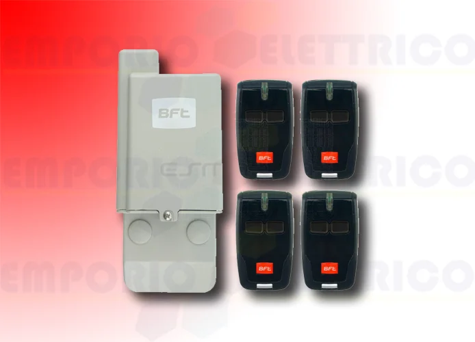 bft kit ricevente e 4 telecomandi radio 4 mitto kit p111772 2611368