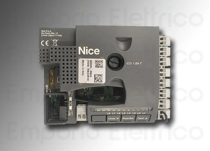 nice centrale di ricambio serie robus rba3