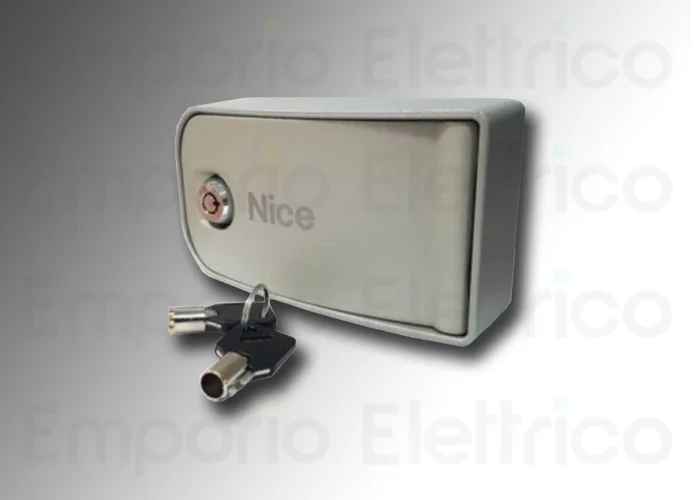 nice blindino in alluminio con pulsante di comando e sblocco kiomini