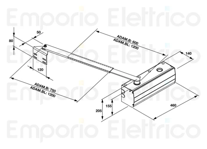 beninca Seite Ersatzteile des adam 24 Motors