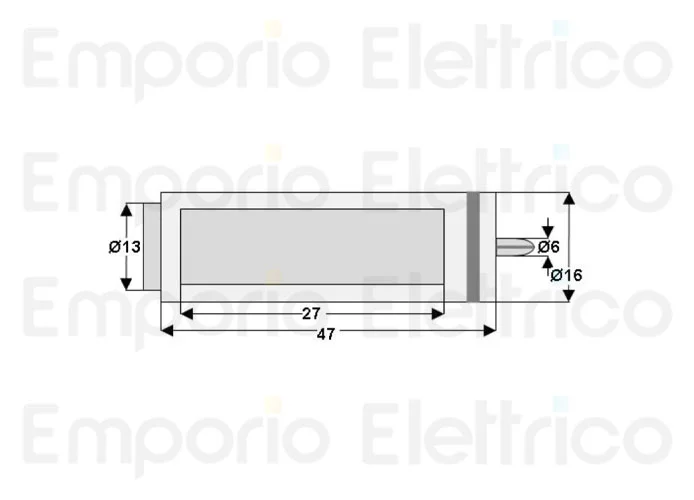 beninca Ersatzteil des Entriegelungsstifts + O-Ring für bob 9686876