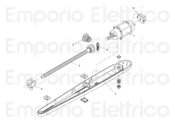 beninca Ersatzteil des Encoders für bob21me/30me für bob21mae-115 9686701