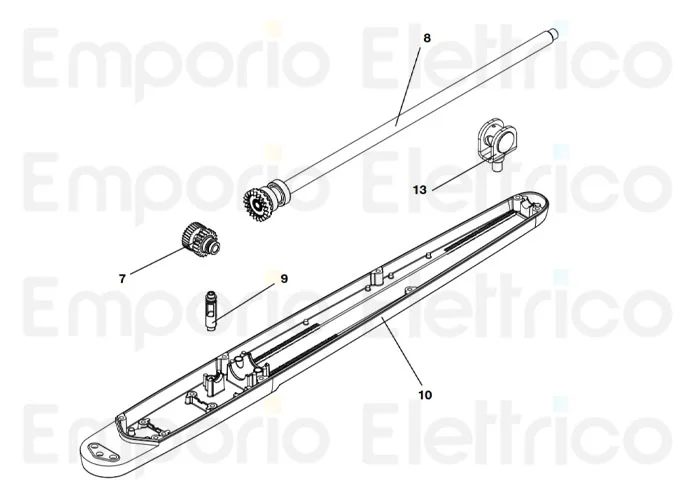 beninca Ersatzteil des Entriegelungsstifts + O-Ring für bob5 für bob5024 9686638