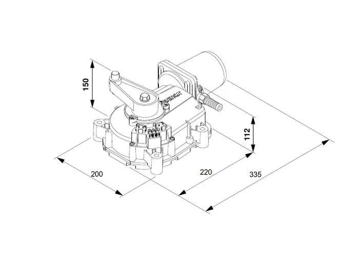beninca Seite Ersatzteile des du.it14n Motors
