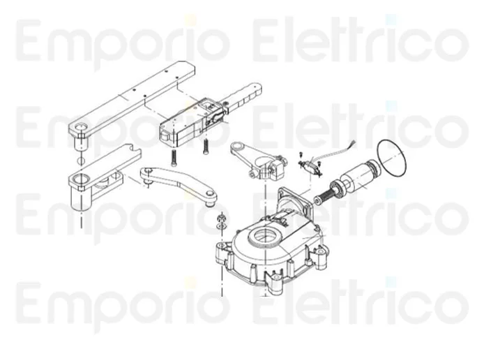 beninca Ersatzteil des montierten Rotors für du.it14nve 9688235