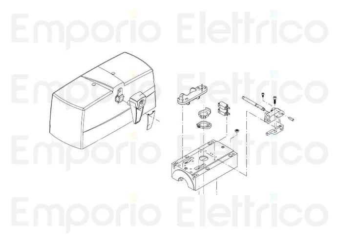 beninca Ersatzteil des Bügels für Abdeckung premier 9686358