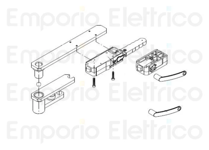 beninca Ersatzteil der Halterung der Entriegelung sb.du350.k 9688141