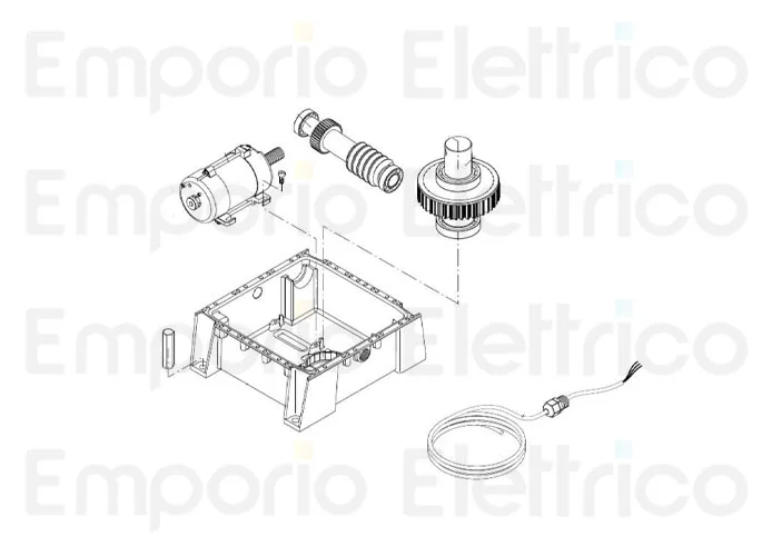 beninca Ersatzteil des Versorgungskabels du.350/n/v/vn 9686371