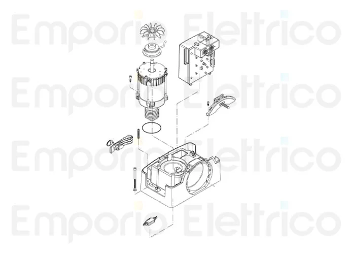 beninca Ersatzteil der Elektrobremse für bull.he reverse 968601864
