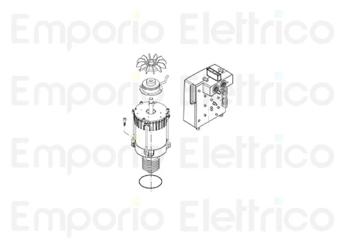beninca Ersatzteil des Netzteils für Elektrobremse bull.he reverse 968601865
