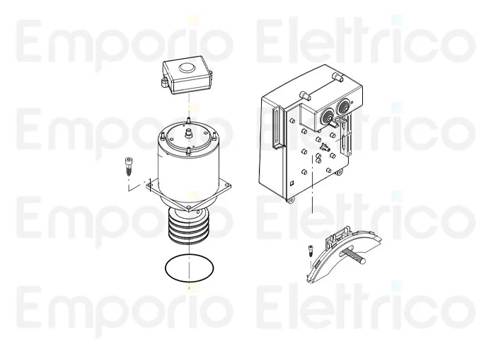 beninca Ersatzteil des Motors 24v für bull1024 9688080