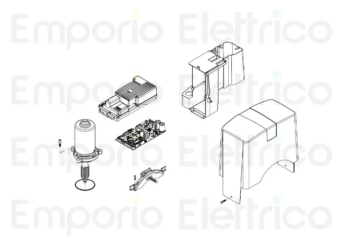 beninca Ersatzteil der Steuerung cp.b24-d120 für 1524/624-1c/se 968607038