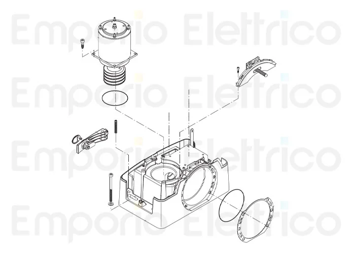beninca Ersatzteil des Motors 24v für bull1224 turbo 968600674
