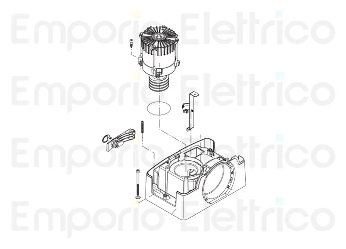 beninca Ersatzteil des Motors 230v für bull17 omi (Öldichtung) 9688344