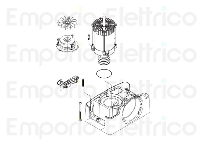 beninca Ersatzteil der Elektrobremse für bull20t/25t 9686338