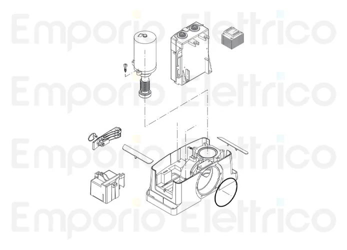 beninca Ersatzteil des Transformators für bull424/624 esa 9686692
