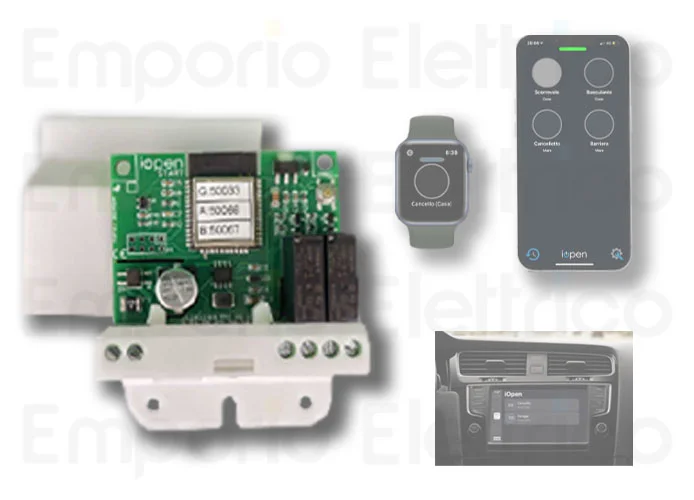 iopen unbegrenzte Fernöffnung für Smartphones und Internet 12/24v 230v iopen start