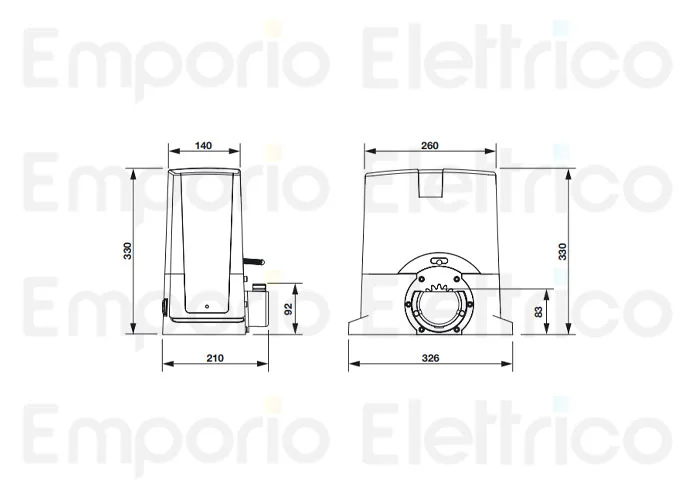 beninca Seite Ersatzteile des bull424esa 9b Motors