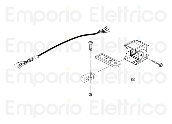 fadini Ersatzteil des elektrischen Kabels 4x1 – 0,5vvf für hindi 880 evo 87098