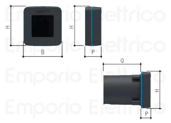 came Paar Lichtschranken Unterputz 001delta-i delta-i (new code 806tf-0070)
