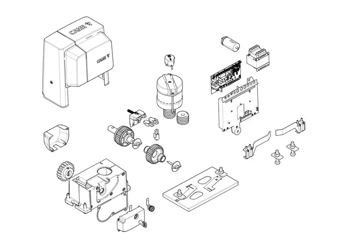 came Seite Ersatzteile des Motors 001bx708ags bx708ags 801ms-0030