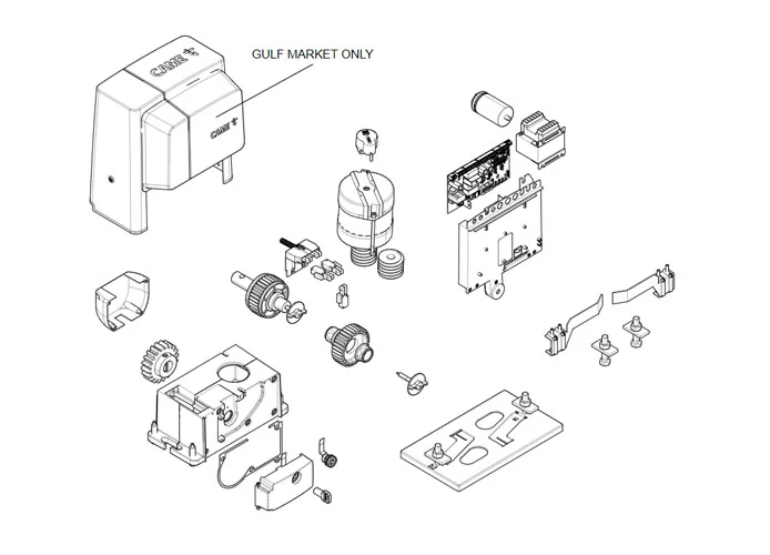 came Seite Ersatzteile des Motors 001bx704als bx704als 