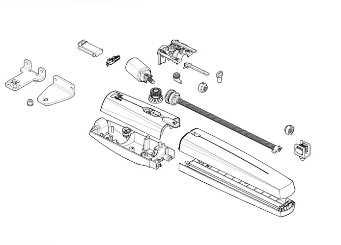 came Seite Ersatzteile des Motors axi20dgs 801mp-0030