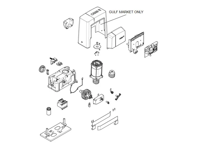 came Seite Ersatzteile des Motors 001bks22ale bks22ale 