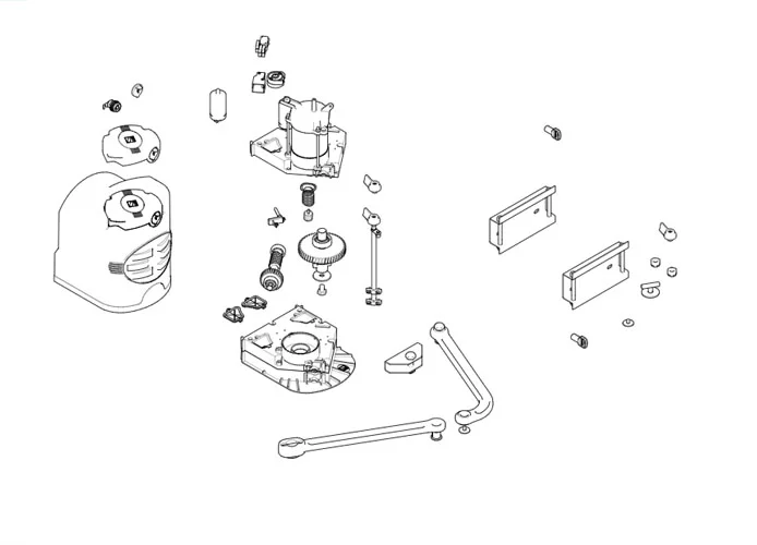 came Seite Ersatzteile des Motors 001f7001e f7001e