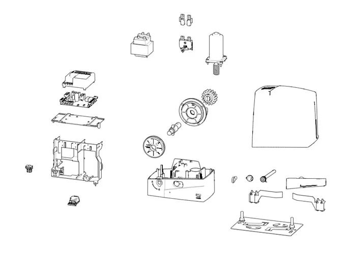 came Seite Ersatzteile des Motors 001sdn8 sdn8
