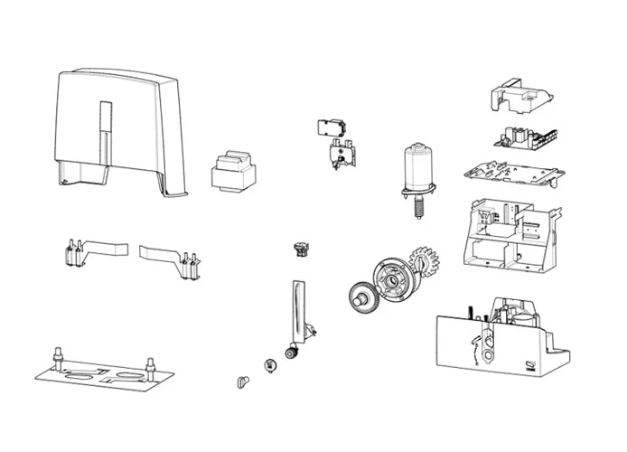 came Seite Ersatzteile des Motors 001bxl04ags bxl04ags 801ms-0140