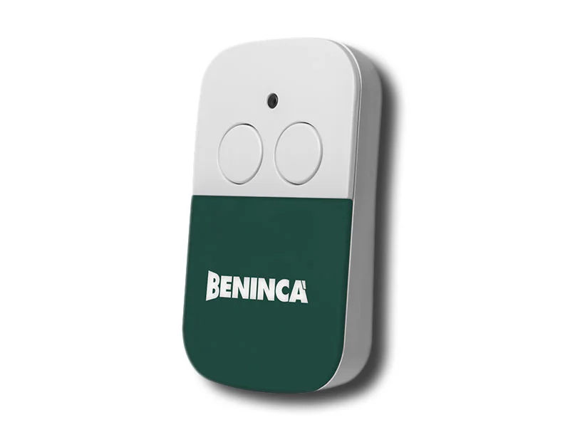 beninca Handsender mit 2 Kanälen Rolling Code 433 mhz happy.2va 9863202