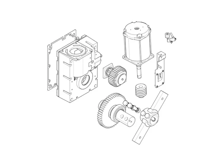 came Seite Ersatzteile für Schranken gearmotor-g4040ezt v.1 