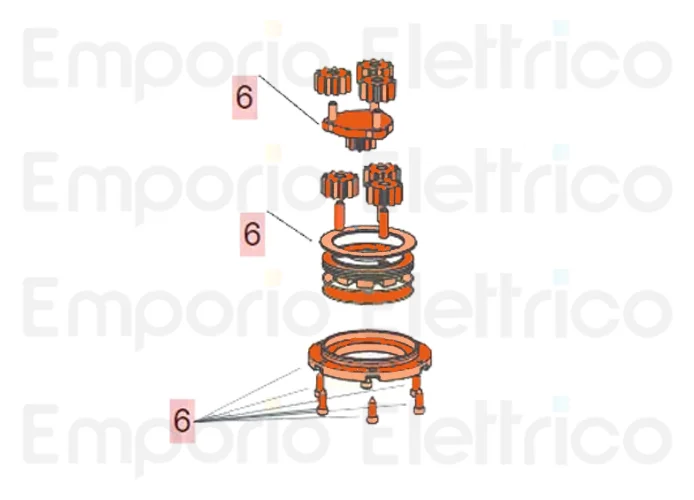 faac Ersatzteil der Reduzierungsgruppe 391-compas 63003367
